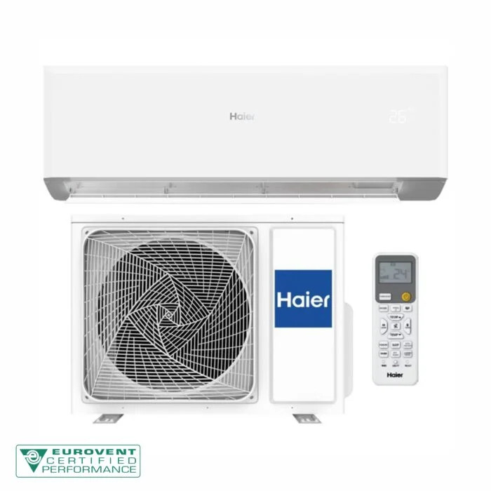 Aparat de aer conditionat Haier REVIVE+ 12 000 BTU, Wi-Fi, Wi-Fi Easy Pair, I Feel, Coanda Plus, 56º Steri-Clean, 3-Level-Eco, Easy Installation, Clasa A++, Alb 